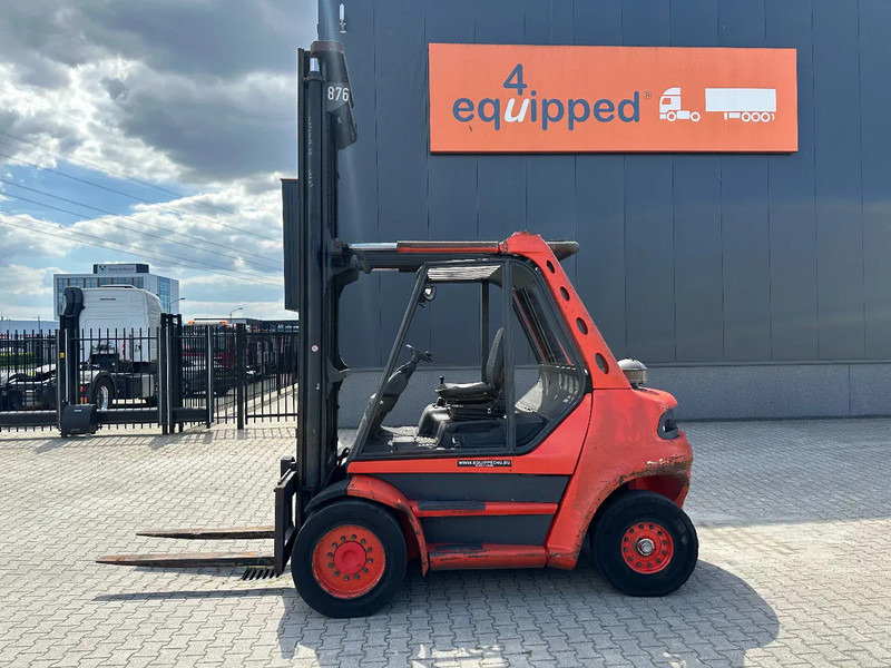 Linde H80D-03 FORKLIFT, 8000KG, duplex, 6 cil. Deutz diesel, 6.256hrs, - Diesel forklift: picture 4 Linde H80D-03 FORKLIFT, 8000KG, duplex, 6 cil. Deutz diesel, 6.256hrs, - Diesel forklift: picture 4