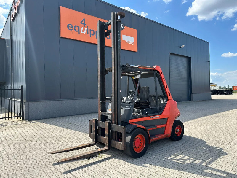 Linde H80D-03 FORKLIFT, 8000KG, duplex, 6 cil. Deutz diesel, 6.256hrs, - Diesel forklift: picture 1 Linde H80D-03 FORKLIFT, 8000KG, duplex, 6 cil. Deutz diesel, 6.256hrs, - Diesel forklift: picture 1