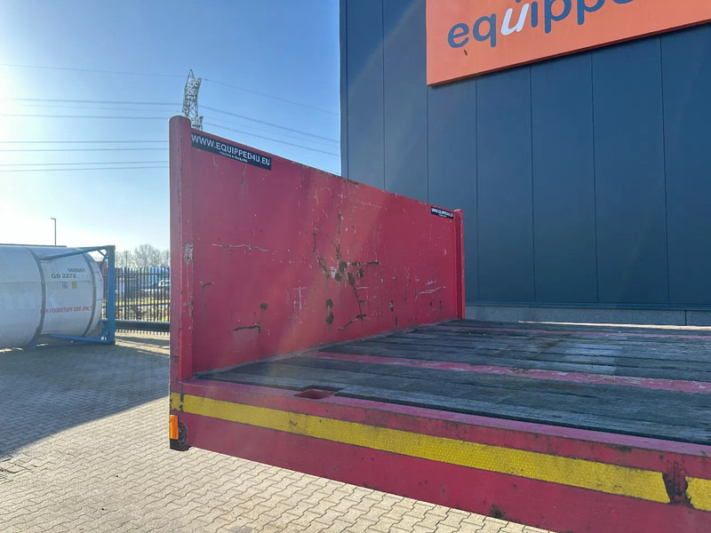 Dropside/ Flatbed semi-trailer MOL 62 tons Ballast trailer, 4 axles, 2 steering axles, Belgium- trailer, 70% tyres: picture 14