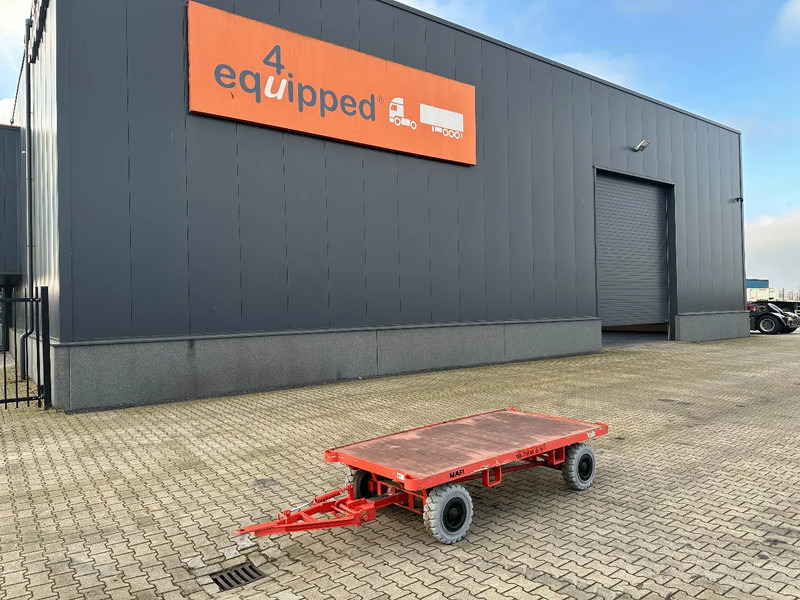 Mafi double-steered and connectable heavy-duty trailers with 6000kg loading capacity, 9x available - Dropside/ Flatbed trailer: picture 1 Mafi double-steered and connectable heavy-duty trailers with 6000kg loading capacity, 9x available - Dropside/ Flatbed trailer: picture 1