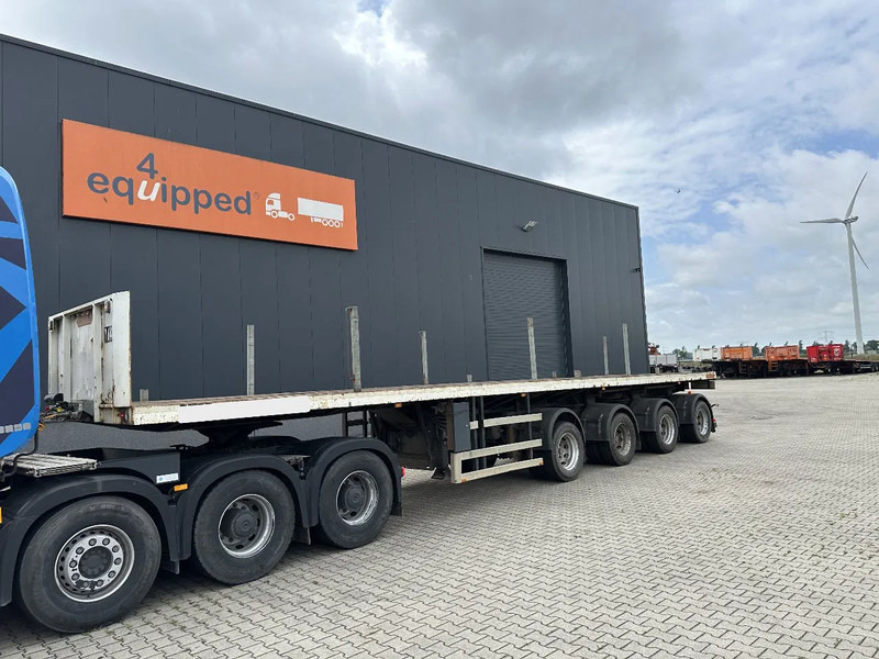 Nooteboom OVB-73-04, 73 tons Ballast trailer, 4 axles, 3 hydraulic steering axles, 75% tyres, MOT 03/2026 - Dropside/ Flatbed semi-trailer: picture 1 Nooteboom OVB-73-04, 73 tons Ballast trailer, 4 axles, 3 hydraulic steering axles, 75% tyres, MOT 03/2026 - Dropside/ Flatbed semi-trailer: picture 1