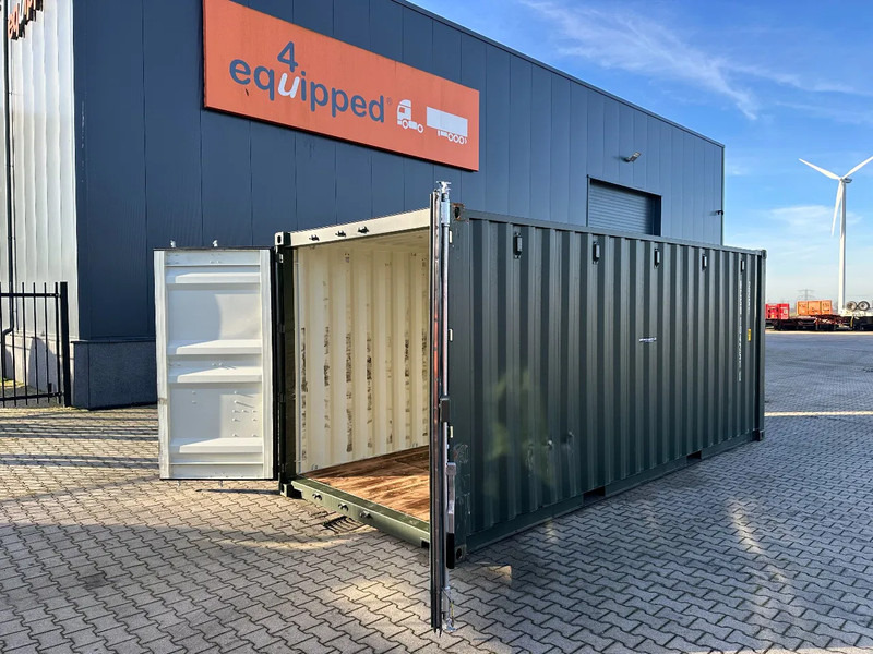 Onbekend TOP 20FT DV 8'6" containers ONE-WAY, 2x available, darkgreen - Shipping container: picture 2 Onbekend TOP 20FT DV 8'6" containers ONE-WAY, 2x available, darkgreen - Shipping container: picture 2