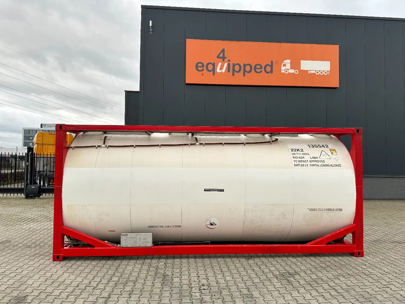 SINGAMAS 20FT ISO, 26.000L/1-COMP/3 BAFFELS/3 manholes, 5Y inspection: 06/2027 - Storage tank: picture 2 SINGAMAS 20FT ISO, 26.000L/1-COMP/3 BAFFELS/3 manholes, 5Y inspection: 06/2027 - Storage tank: picture 2