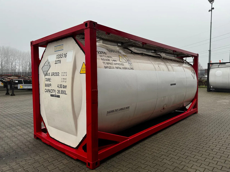 SINGAMAS 20FT ISO, 26.000L/1-COMP/3 BAFFELS/3 manholes, 5Y inspection: 07/2027 - Storage tank: picture 5 SINGAMAS 20FT ISO, 26.000L/1-COMP/3 BAFFELS/3 manholes, 5Y inspection: 07/2027 - Storage tank: picture 5