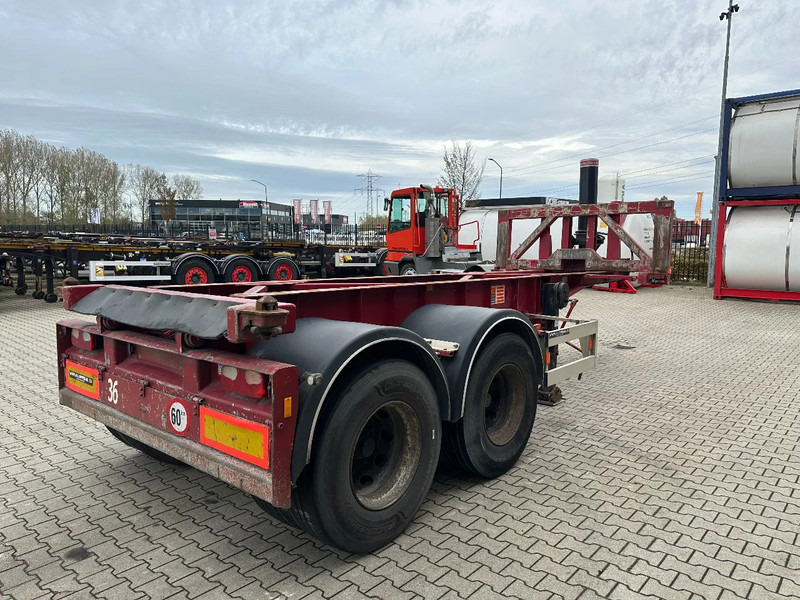 Van Hool 2 AXLE 20FT TIPPING-CHASSIS, TWIN-TIRES, BPW + DRUM, ALCOA - Container transporter/ Swap body semi-trailer: picture 3 Van Hool 2 AXLE 20FT TIPPING-CHASSIS, TWIN-TIRES, BPW + DRUM, ALCOA - Container transporter/ Swap body semi-trailer: picture 3