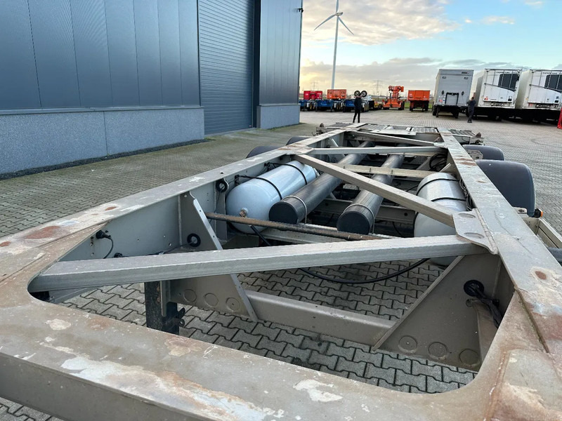 Container transporter/ Swap body semi-trailer Van Hool 20FT/30FT, ADR (FL, AT, OX), empty weight: 3.700kg, ALCOA, galvanized, BPW + DISC, liftaxle: picture 9