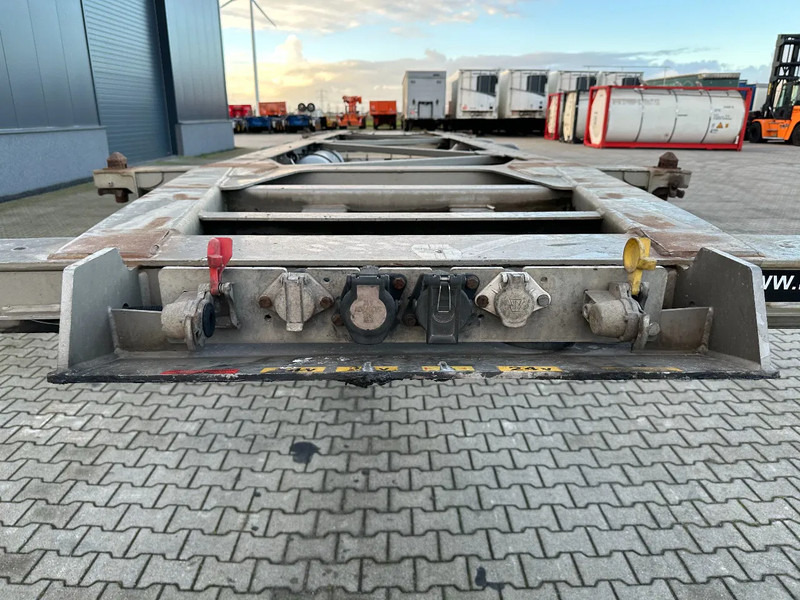 Container transporter/ Swap body semi-trailer Van Hool 20FT/30FT, ADR (FL, AT, OX), empty weight: 3.700kg, ALCOA, galvanized, BPW + DISC, liftaxle: picture 6
