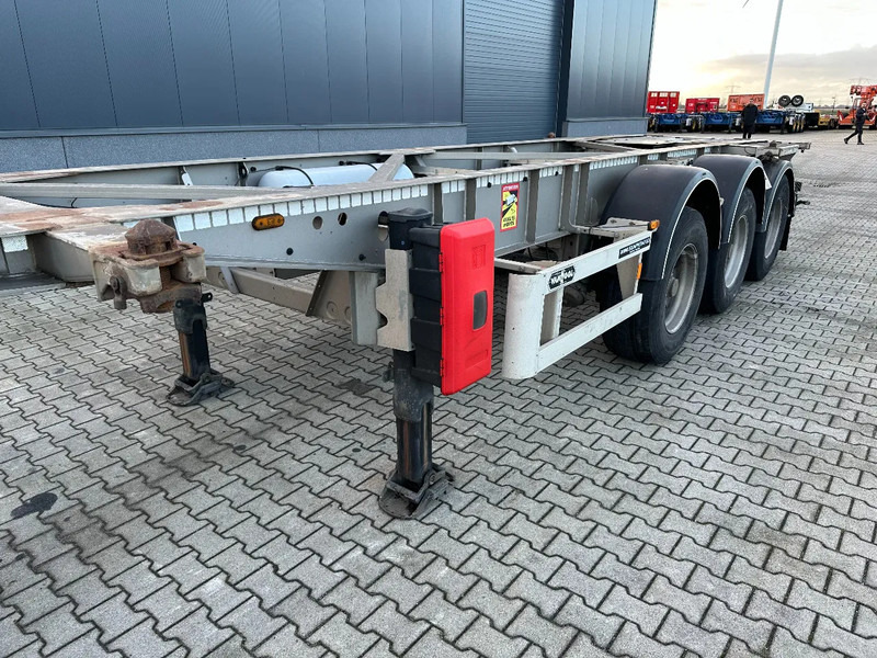Container transporter/ Swap body semi-trailer Van Hool 20FT/30FT, ADR (FL, AT, OX), empty weight: 3.700kg, ALCOA, galvanized, BPW + DISC, liftaxle: picture 10