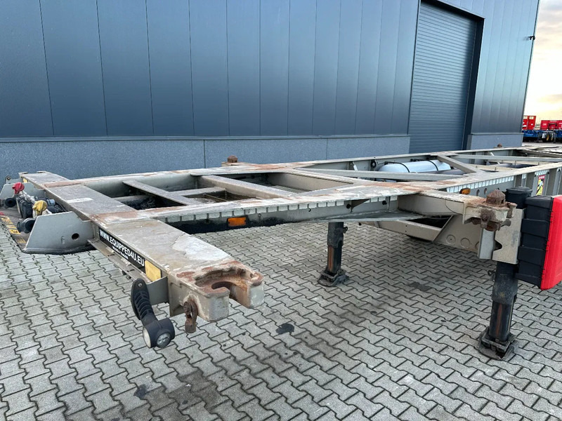 Container transporter/ Swap body semi-trailer Van Hool 20FT/30FT, ADR (FL, AT, OX), empty weight: 3.700kg, ALCOA, galvanized, BPW + DISC, liftaxle: picture 8