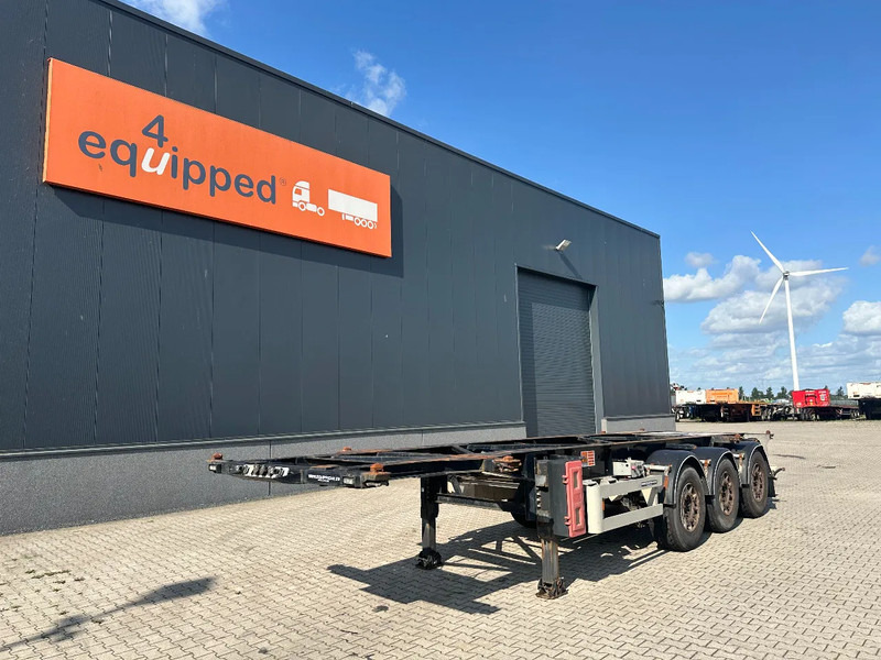 Van Hool 20FT/30FT, SAF + disc, liftaxle, ALCOA, ADR (EX/II, EX/III, FL, OX, AT), NL-Chassis - Container transporter/ Swap body semi-trailer: picture 1 Van Hool 20FT/30FT, SAF + disc, liftaxle, ALCOA, ADR (EX/II, EX/III, FL, OX, AT), NL-Chassis - Container transporter/ Swap body semi-trailer: picture 1