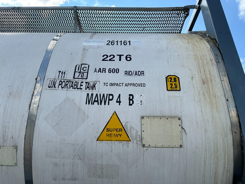 Storage tank for transportation of fuel Welfit Oddy 25.980L/1-COMP, 20FT ISO, UN PORTABLE T11: picture 12