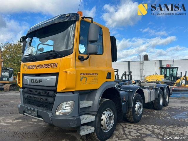 DAF CF 450/Abrollkipper HYVA 30-67-S 30TON/Lenkachse - Hook lift truck: picture 1 DAF CF 450/Abrollkipper HYVA 30-67-S 30TON/Lenkachse - Hook lift truck: picture 1