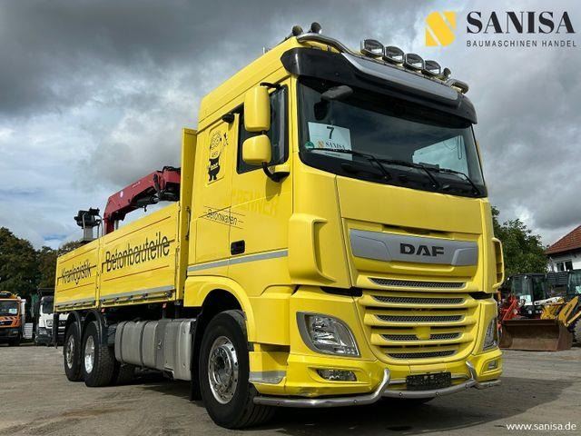 DAF XF 480/HMF 2530 L-CR Kran/Lenk/Lift/Baustoff - Crane truck: picture 1 DAF XF 480/HMF 2530 L-CR Kran/Lenk/Lift/Baustoff - Crane truck: picture 1