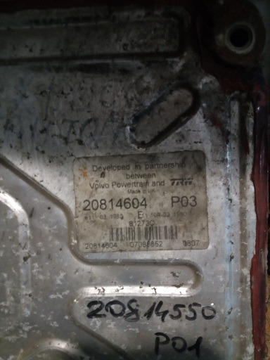 EDC RENAULT 20814604 P03 - ECU for Truck: picture 1 EDC RENAULT 20814604 P03 - ECU for Truck: picture 1