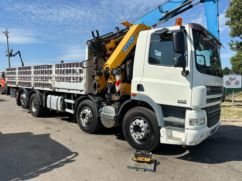 DAF CF 85.360 8x2 + CRANE (25m!) EFFER 305 6S + JIB 4S + ROTATOR - PLATORM 7m60 - LIFT + STEERING AXLE - EURO 5 - BE - Crane truck: picture 2 DAF CF 85.360 8x2 + CRANE (25m!) EFFER 305 6S + JIB 4S + ROTATOR - PLATORM 7m60 - LIFT + STEERING AXLE - EURO 5 - BE - Crane truck: picture 2