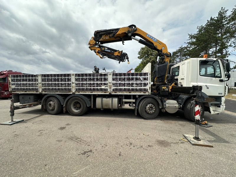 Dropside/ Flatbed truck, Crane truck DAF CF 85.360 8x2 + KRAN (25m!) EFFER 305 6S + JIB 4S + ROTATOR - PLATORM 7m60 - LIFT + STEERING AXLE - EURO 5 - BE: picture 6