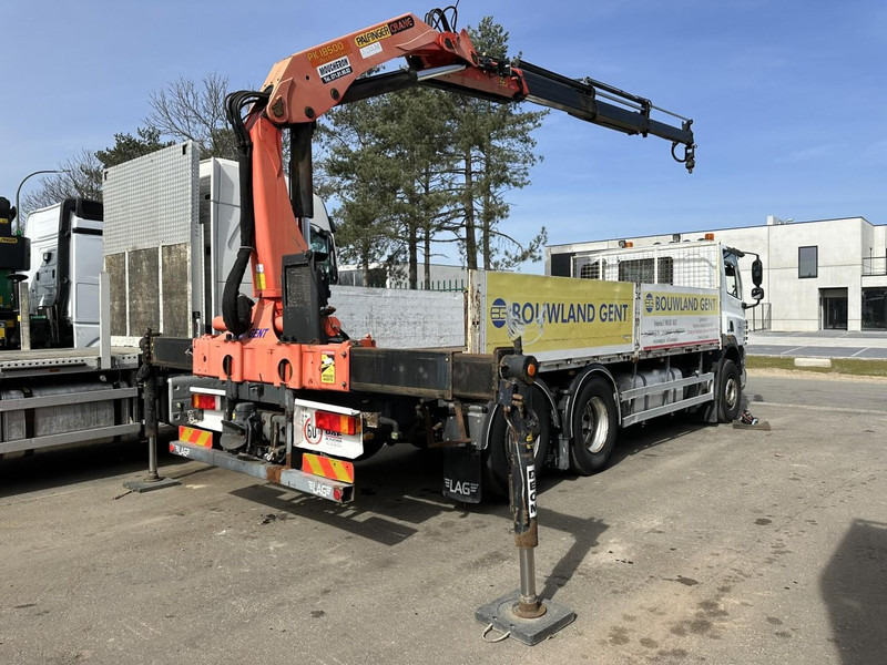 Dropside/ Flatbed truck, Crane truck DAF CF 85.460 6x2 LIFT+LENK ACHSE  + KRAN PALFINGER PK 18500 (3x) + RADIO + ROTATOR - EURO 5 - AS TRONIC - BE TRUCK: picture 9