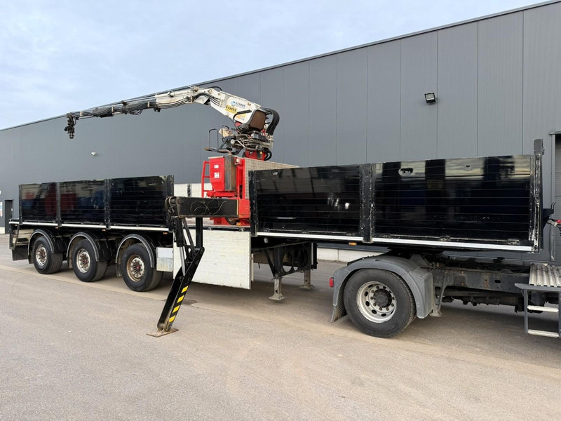 Kwb 45T STENENTRAILER / STEENOPLEGGER + KRAAN KENNIS K16R - 71-3 + STABS - 3x EXT + ROTATOR - SMARTBOARD - 2x STUURASSEN - SCHIJFREMMEN - SAF ASSEN - BELGISCHE PAPIEREN - Dropside/ Flatbed semi-trailer: picture 1 Kwb 45T STENENTRAILER / STEENOPLEGGER + KRAAN KENNIS K16R - 71-3 + STABS - 3x EXT + ROTATOR - SMARTBOARD - 2x STUURASSEN - SCHIJFREMMEN - SAF ASSEN - BELGISCHE PAPIEREN - Dropside/ Flatbed semi-trailer: picture 1