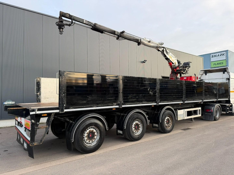 Kwb 45T STENENTRAILER / STEENOPLEGGER + KRAAN KENNIS K16R - 71-3 + STABS - 3x EXT + ROTATOR - SMARTBOARD - 2x STUURASSEN - SCHIJFREMMEN - SAF ASSEN - BELGISCHE PAPIEREN - Dropside/ Flatbed semi-trailer: picture 3 Kwb 45T STENENTRAILER / STEENOPLEGGER + KRAAN KENNIS K16R - 71-3 + STABS - 3x EXT + ROTATOR - SMARTBOARD - 2x STUURASSEN - SCHIJFREMMEN - SAF ASSEN - BELGISCHE PAPIEREN - Dropside/ Flatbed semi-trailer: picture 3
