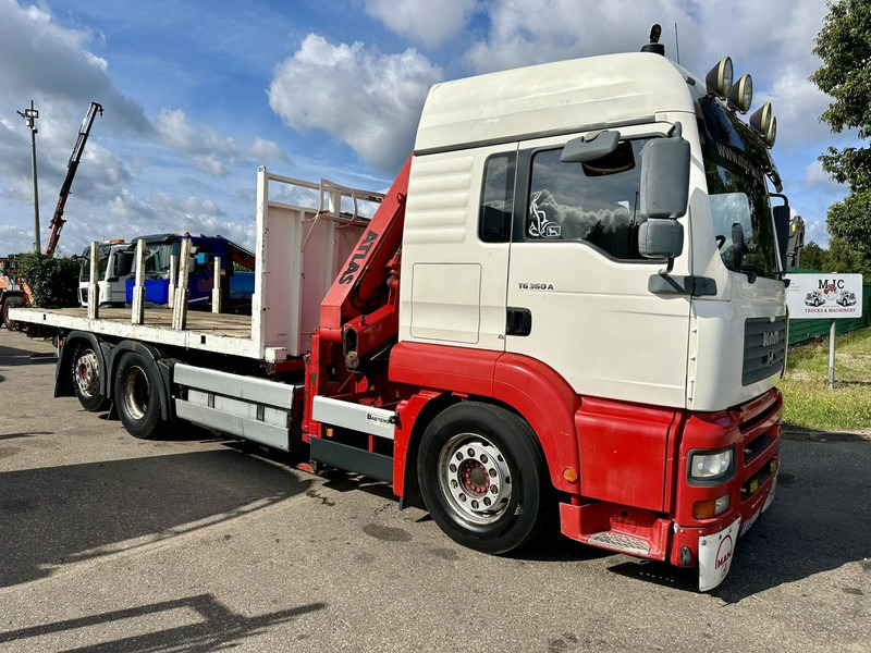 MAN TG 360 A 6x2 + CRANE ATLAS 100.1 A3 - PLATFORM 5m80 - E3 - LIFT-AXLE - FULL AIR SUSPENSION - ZF AS TRONIC - BE TRUCK - Crane truck: picture 2 MAN TG 360 A 6x2 + CRANE ATLAS 100.1 A3 - PLATFORM 5m80 - E3 - LIFT-AXLE - FULL AIR SUSPENSION - ZF AS TRONIC - BE TRUCK - Crane truck: picture 2