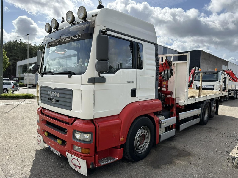 MAN TG 360 A 6x2 + KRAN ATLAS 100.1 A3 - PLATFORM 5m80 - E3 - LIFT-AXLE - FULL AIR SUSPENSION - ZF AS TRONIC - BE TRUCK - Dropside/ Flatbed truck, Crane truck: picture 3 MAN TG 360 A 6x2 + KRAN ATLAS 100.1 A3 - PLATFORM 5m80 - E3 - LIFT-AXLE - FULL AIR SUSPENSION - ZF AS TRONIC - BE TRUCK - Dropside/ Flatbed truck, Crane truck: picture 3
