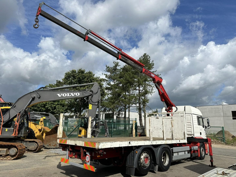 MAN TG 360 A 6x2 + KRAN ATLAS 100.1 A3 - PLATFORM 5m80 - E3 - LIFT-AXLE - FULL AIR SUSPENSION - ZF AS TRONIC - BE TRUCK - Dropside/ Flatbed truck, Crane truck: picture 5 MAN TG 360 A 6x2 + KRAN ATLAS 100.1 A3 - PLATFORM 5m80 - E3 - LIFT-AXLE - FULL AIR SUSPENSION - ZF AS TRONIC - BE TRUCK - Dropside/ Flatbed truck, Crane truck: picture 5