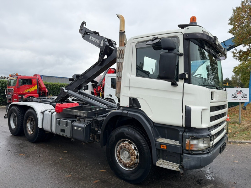 Scania 114C-380 6X4 HOOKLIFT / GANCHO HIAB MULTILIFT - RETARDER - A/C - EURO 3 - SPRING / BALLESTAS / BLATT / LAMES - Hook lift truck: picture 1 Scania 114C-380 6X4 HOOKLIFT / GANCHO HIAB MULTILIFT - RETARDER - A/C - EURO 3 - SPRING / BALLESTAS / BLATT / LAMES - Hook lift truck: picture 1