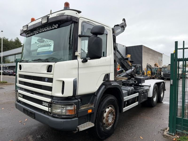 Scania 114C-380 6X4 HOOKLIFT / GANCHO HIAB MULTILIFT - RETARDER - A/C - EURO 3 - SPRING / BALLESTAS / BLATT / LAMES - Hook lift truck: picture 3 Scania 114C-380 6X4 HOOKLIFT / GANCHO HIAB MULTILIFT - RETARDER - A/C - EURO 3 - SPRING / BALLESTAS / BLATT / LAMES - Hook lift truck: picture 3