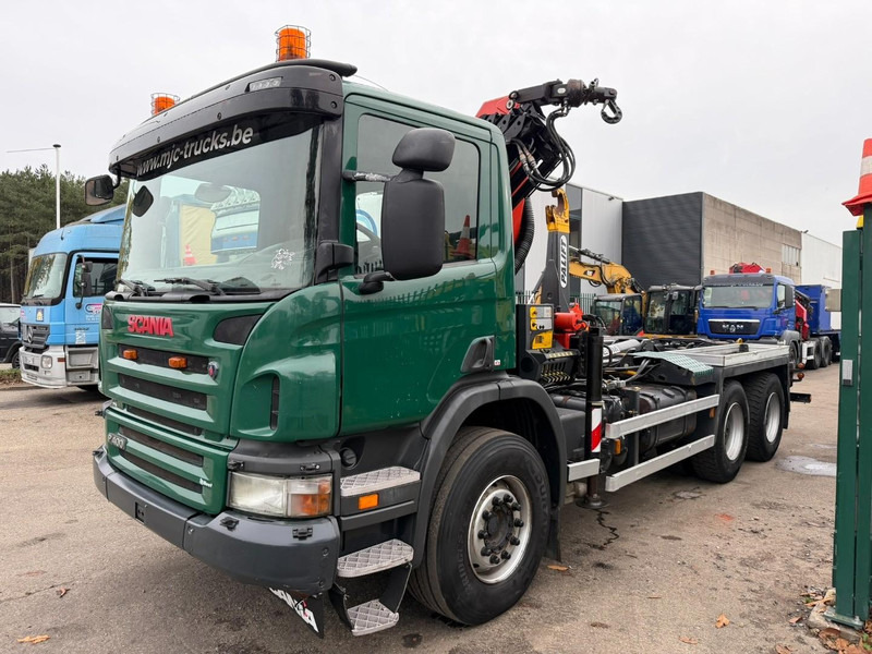 Scania P400 6x4 HOOKLIFT + CRANE PALFINGER PK9001 EH - RETARDER - 5/6F + ROTATOR + RADIO - WB 3m90 - EURO 5 - HUB REDUCTION / SPRING - BE TRUCK - Hook lift truck, Crane truck: picture 3 Scania P400 6x4 HOOKLIFT + CRANE PALFINGER PK9001 EH - RETARDER - 5/6F + ROTATOR + RADIO - WB 3m90 - EURO 5 - HUB REDUCTION / SPRING - BE TRUCK - Hook lift truck, Crane truck: picture 3