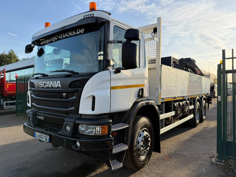 Scania P410 6x4 + CRANE HIAB X-HIDUO 188 ES-4 - RETARDER - ROTATOR - PLATFORM 6m80 - BIG AXLES HUB REDUCTION - STEEL SPRING - TUV 05/2026 - Crane truck: picture 3 Scania P410 6x4 + CRANE HIAB X-HIDUO 188 ES-4 - RETARDER - ROTATOR - PLATFORM 6m80 - BIG AXLES HUB REDUCTION - STEEL SPRING - TUV 05/2026 - Crane truck: picture 3