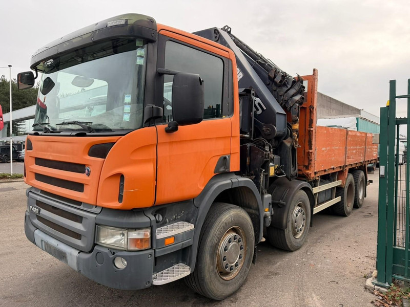 Scania P420 8X4 PRITSCHE + (25m) KRAN HIAB 422 E-5 HIPRO + JIB 100X-4 - RETARDER - *284.000km* - MANUAL - STEEL SPRING - EURO 3 - BE TRUCK - Dropside/ Flatbed truck, Crane truck: picture 3 Scania P420 8X4 PRITSCHE + (25m) KRAN HIAB 422 E-5 HIPRO + JIB 100X-4 - RETARDER - *284.000km* - MANUAL - STEEL SPRING - EURO 3 - BE TRUCK - Dropside/ Flatbed truck, Crane truck: picture 3