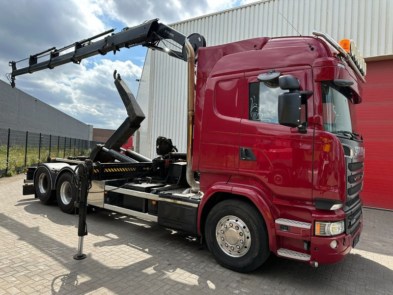 Scania R580 6X2 V8 HOOKLIFT + CRANE HIAB 211 E-4 HIPRO - ROTATOR - RETARDER - RADIO - NL TRUCK - Hook lift truck, Crane truck: picture 1 Scania R580 6X2 V8 HOOKLIFT + CRANE HIAB 211 E-4 HIPRO - ROTATOR - RETARDER - RADIO - NL TRUCK - Hook lift truck, Crane truck: picture 1