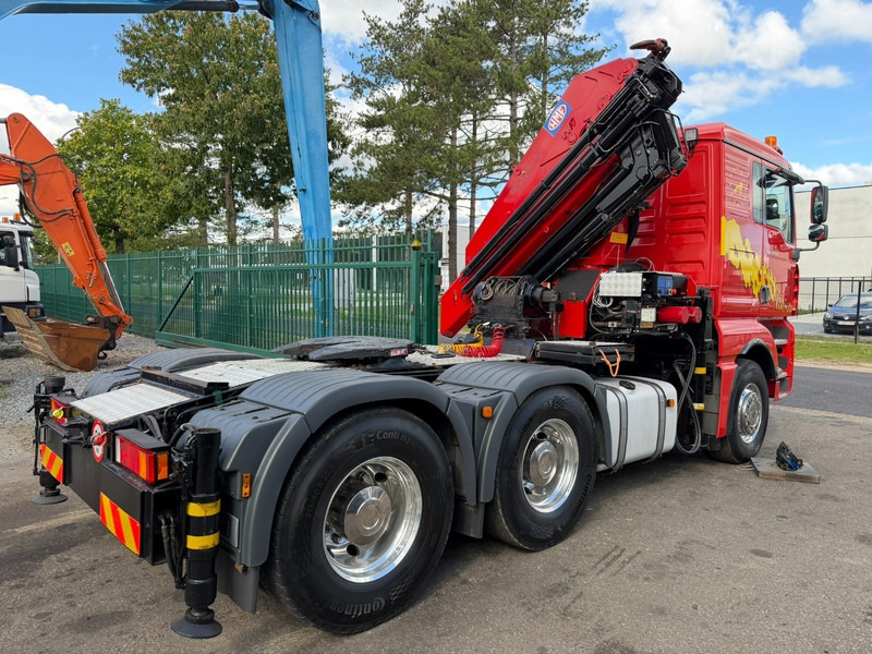 Tractor unit MAN TGA 33.530 6x4 - 90T ZSM + KRAN HMF 3720 K6 (17.3m) - RETARDER - MANUAL ZF - EURO 3 - 590.000km - ALCOA -  BIG AXLES HUB REDUCTION - BE TRUCK - TOP CONDITION: picture 6