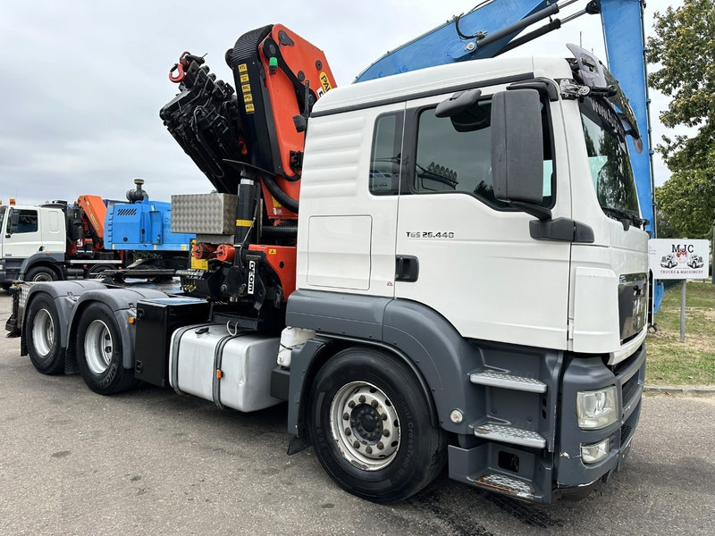 MAN TGS 26.440 6X4 SZM + (22m) KRAN PALFINGER PK62002 E 6x H + 1ME - RETARDER - EURO 5 - BE TRUCK - Tractor unit: picture 1 MAN TGS 26.440 6X4 SZM + (22m) KRAN PALFINGER PK62002 E 6x H + 1ME - RETARDER - EURO 5 - BE TRUCK - Tractor unit: picture 1