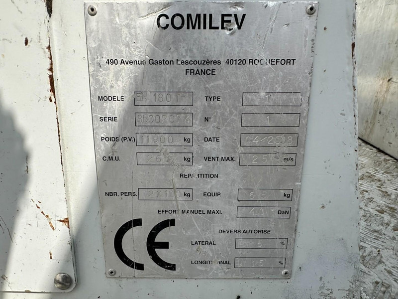 Truck Renault MIDLUM 280dxi 4x4 18m SKYLIFT / HUBARBEITSBÜHNE - COMILEV 180 TP - NACELLE / HOOGWERKER - 182.000km - MANUAL - GOOD CONDITION: picture 19 Truck Renault MIDLUM 280dxi 4x4 18m SKYLIFT / HUBARBEITSBÜHNE - COMILEV 180 TP - NACELLE / HOOGWERKER - 182.000km - MANUAL - GOOD CONDITION: picture 19