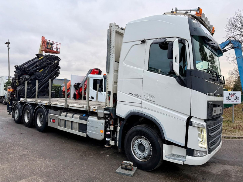 Volvo FH 420 8x4 TRIDEM + (31m!) CRANE HIAB 858 E-7 + JIB X-5 + WINCH - 114.000km - BE TRUCK - Crane truck: picture 4 Volvo FH 420 8x4 TRIDEM + (31m!) CRANE HIAB 858 E-7 + JIB X-5 + WINCH - 114.000km - BE TRUCK - Crane truck: picture 4