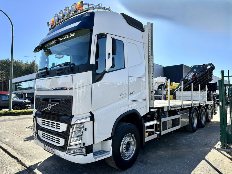 Volvo FH 420 8x4 TRIDEM + KRAAN HIAB 408 E-8 HIPRO + WINCH - 63.000km ONLY - CREWCAB 4 SEATER - PLATFORM 7m - TOP CONDITION - Crane truck: picture 3 Volvo FH 420 8x4 TRIDEM + KRAAN HIAB 408 E-8 HIPRO + WINCH - 63.000km ONLY - CREWCAB 4 SEATER - PLATFORM 7m - TOP CONDITION - Crane truck: picture 3