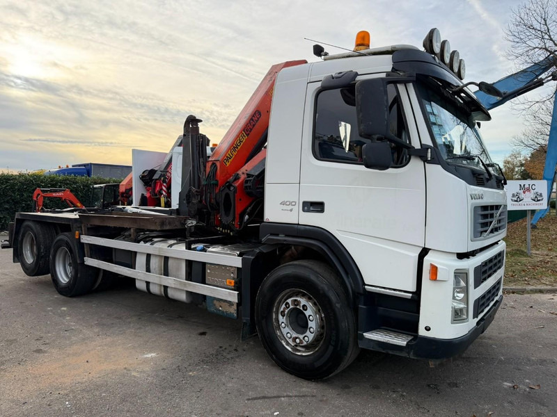 Volvo FM 400 6x2 HOOKLIFT + CRANE PALFINGER PK 15500 B (2x) - 5/6 F - MANUAL - EURO 4 - BE TRUCK - Hook lift truck, Crane truck: picture 3 Volvo FM 400 6x2 HOOKLIFT + CRANE PALFINGER PK 15500 B (2x) - 5/6 F - MANUAL - EURO 4 - BE TRUCK - Hook lift truck, Crane truck: picture 3