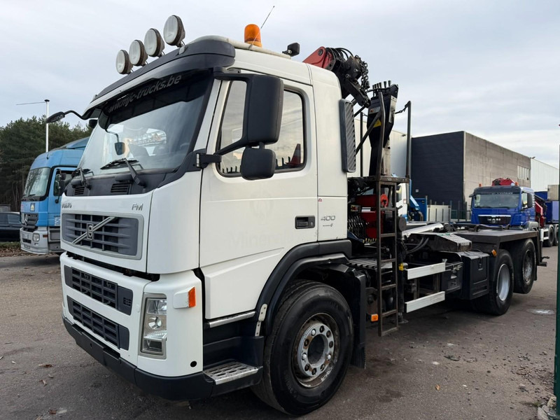 Volvo FM 400 6x2 HOOKLIFT + CRANE PALFINGER PK 15500 B (2x) - 5/6 F - MANUAL - EURO 4 - BE TRUCK - Hook lift truck, Crane truck: picture 4 Volvo FM 400 6x2 HOOKLIFT + CRANE PALFINGER PK 15500 B (2x) - 5/6 F - MANUAL - EURO 4 - BE TRUCK - Hook lift truck, Crane truck: picture 4