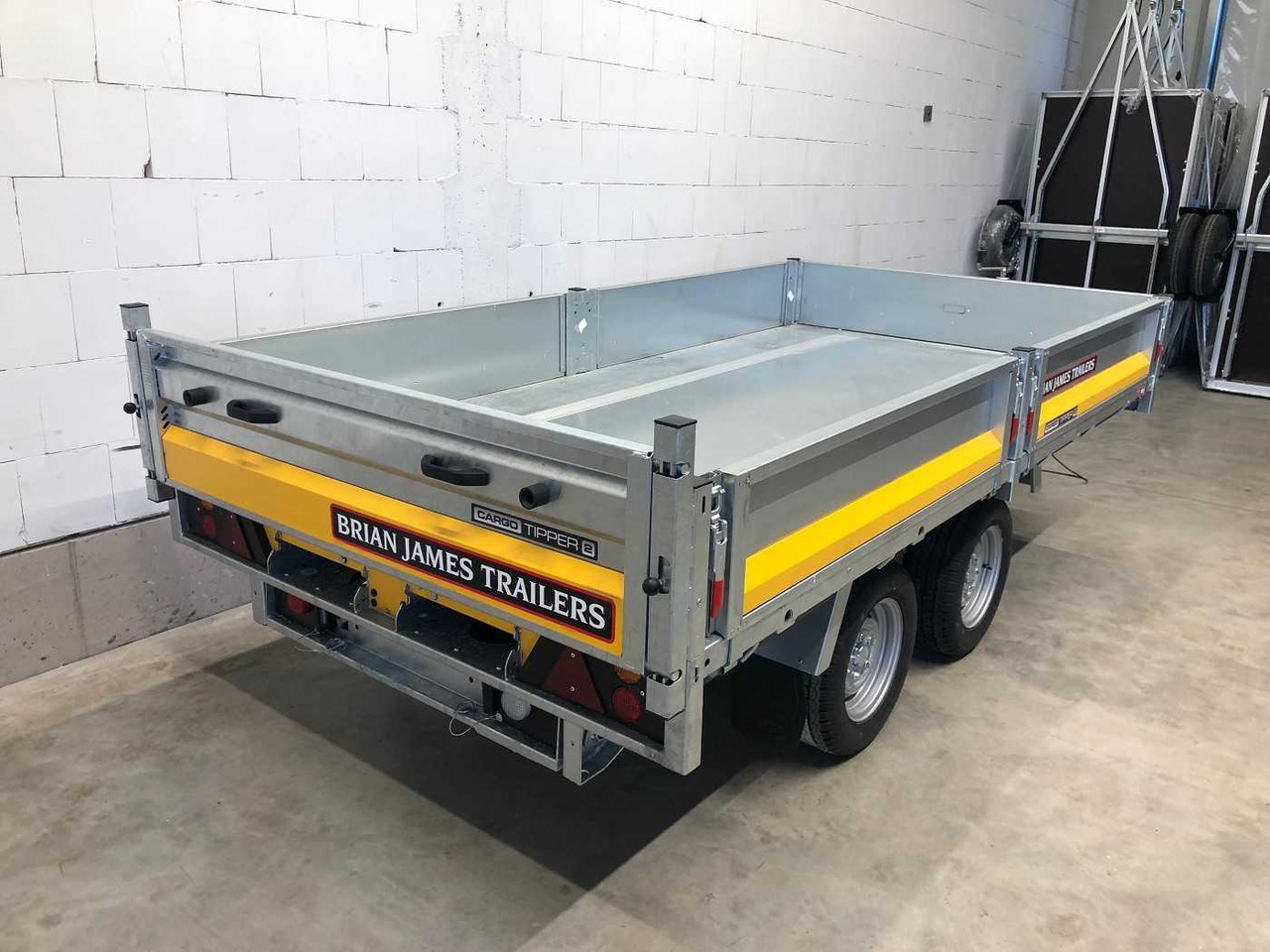 New Tipper trailer BRIAN_JAMES Cargo Tipper 2 2-Achser Pendel Rückwärtskipper: picture 12