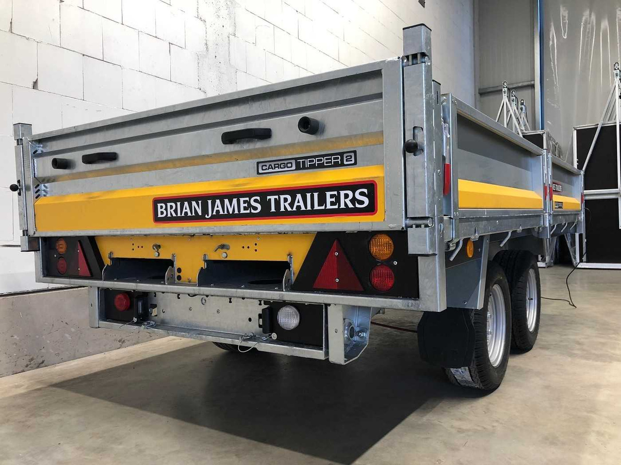 New Tipper trailer BRIAN_JAMES Cargo Tipper 2 2-Achser Pendel Rückwärtskipper: picture 11