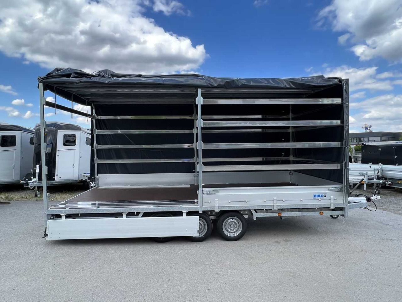 New Curtainsider trailer HULCO Medax-3 3500 Plane Hochlader: picture 8