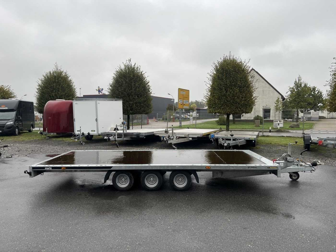 MARTZ GT Plateau 500/3 S 3,5T Holz Plattformanhänger - Autotransporter trailer: picture 2 MARTZ GT Plateau 500/3 S 3,5T Holz Plattformanhänger - Autotransporter trailer: picture 2