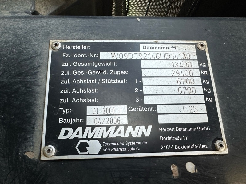 Dammann Trac DT 2000 H - Self-propelled sprayer: picture 2 Dammann Trac DT 2000 H - Self-propelled sprayer: picture 2