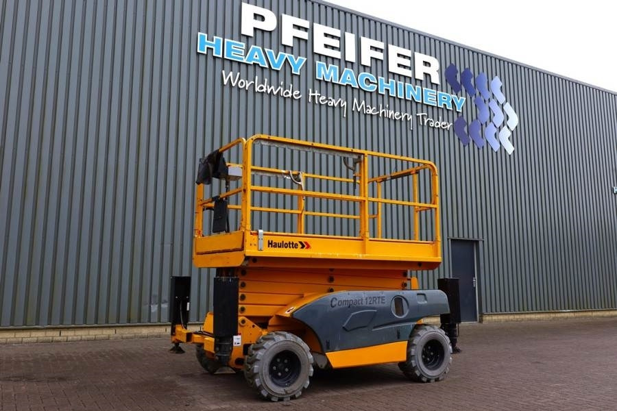 Haulotte Compact 12RTE Electric, 12m Working Height, 450kg - Scissor lift: picture 1 Haulotte Compact 12RTE Electric, 12m Working Height, 450kg - Scissor lift: picture 1