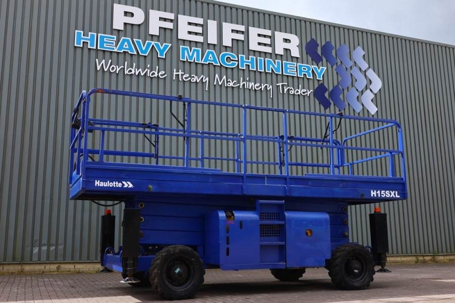 Haulotte H15SXL Diesel, 4x4 Drive, 15m Working Height, 500k - Scissor lift: picture 1 Haulotte H15SXL Diesel, 4x4 Drive, 15m Working Height, 500k - Scissor lift: picture 1