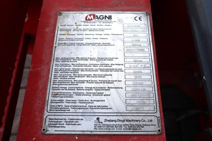 Scissor lift Magni ES1008E Valid inspection, *Guarantee!, Electric, 1: picture 15