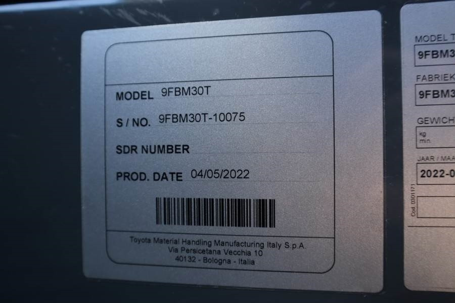 Diesel forklift Toyota 9FBM30T Valid inspection, *Guarantee! Electric, 47: picture 14