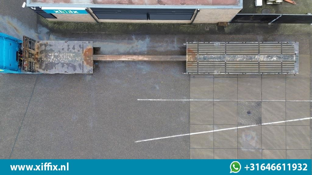 ES-GE 3-ass. Vlakke uitschuifbare Mega oplegger / Naloop gestuurd - Dropside/ Flatbed semi-trailer: picture 3 ES-GE 3-ass. Vlakke uitschuifbare Mega oplegger / Naloop gestuurd - Dropside/ Flatbed semi-trailer: picture 3