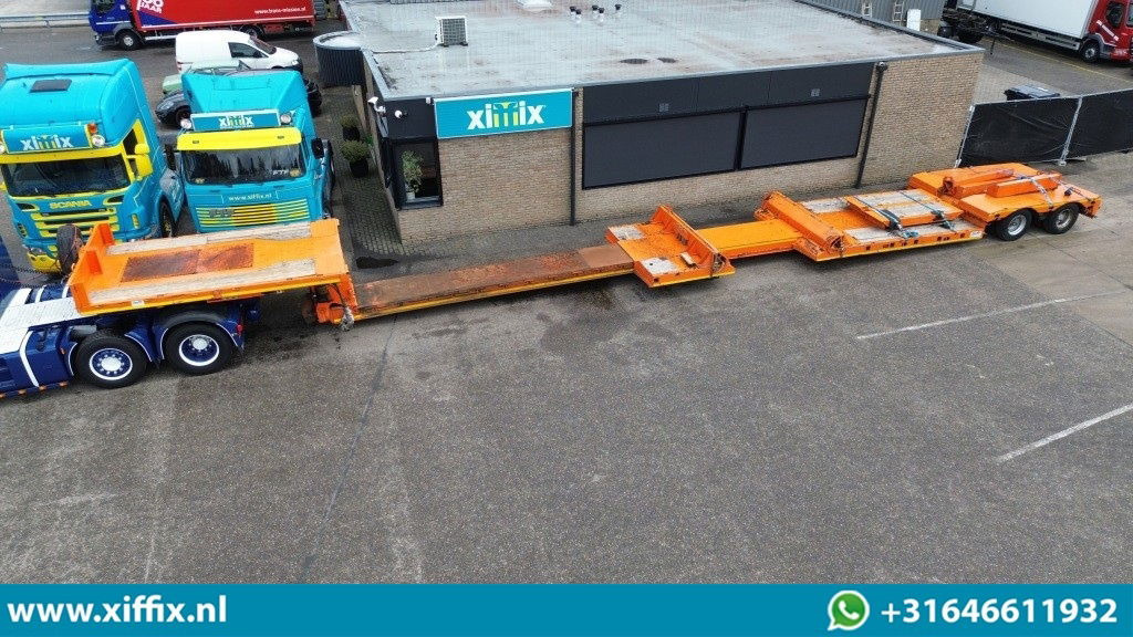 Faymonville 2-ass. Uitschuifbare dieplader met afneembare zwanenhals / 2x gestuurd - Low loader semi-trailer: picture 1 Faymonville 2-ass. Uitschuifbare dieplader met afneembare zwanenhals / 2x gestuurd - Low loader semi-trailer: picture 1